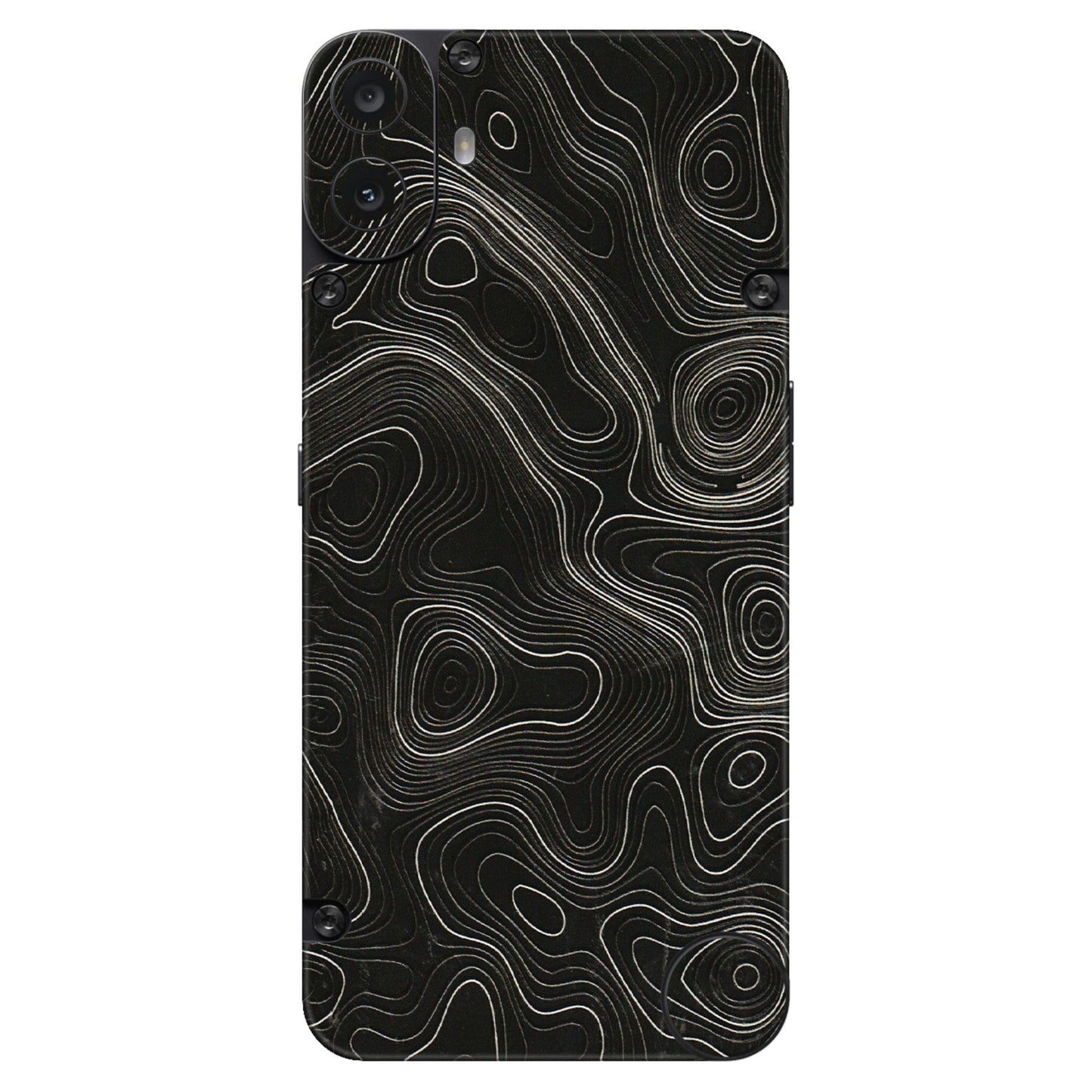 CMF by Nothing Phone Skins - Black Swirl - 3D Embossed Finish (L-196) CMF Phone 1