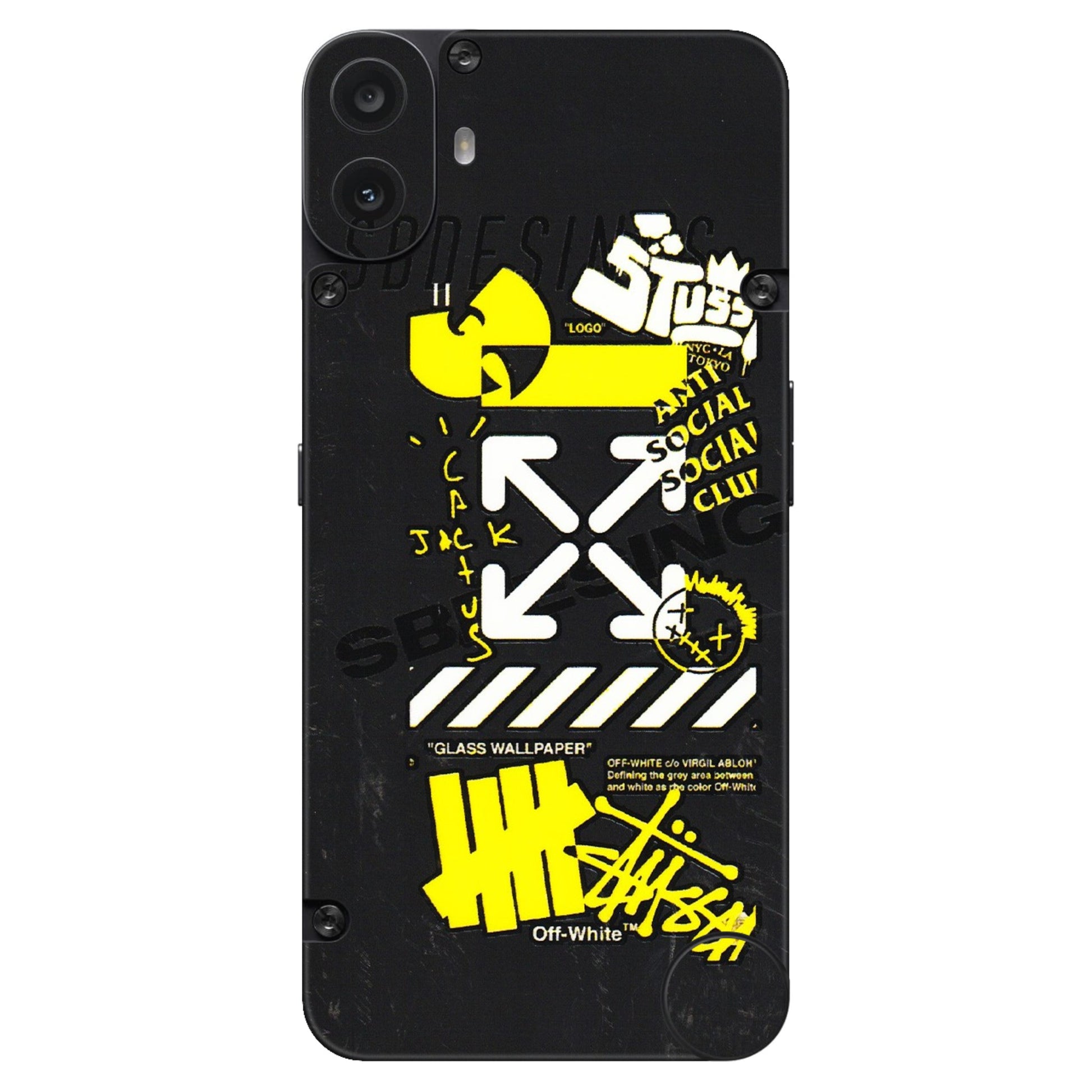 CMF by Nothing Phone Skins - Anti Social Graffiti - 3D Embossed Finish (L-198) CMF Phone 1