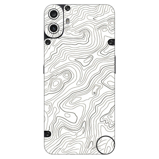 CMF by Nothing Phone Skins - White Black Swirls  Latest - 3D Embossed Finish (L-219) CMF Phone 1