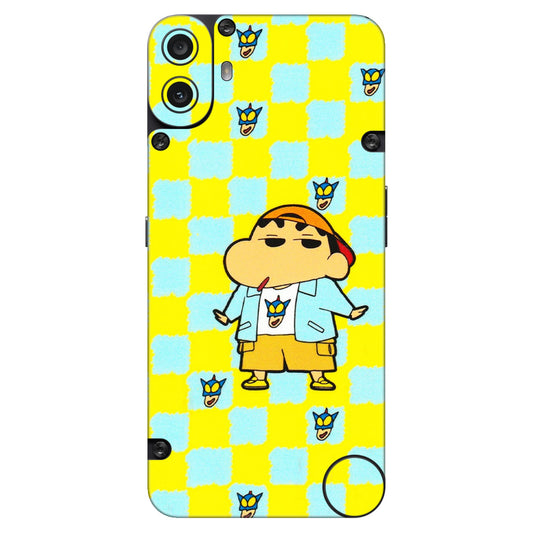 CMF by Nothing Phone Skins - Yellow Blue Shinchan Cute - 3D Embossed Finish (L-221) CMF Phone 1
