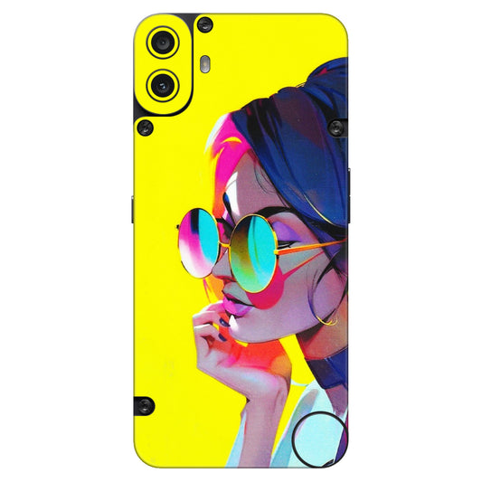 CMF by Nothing Phone Skins - Bold Stylish Girl - 3D Embossed Finish (L-222) CMF Phone 1
