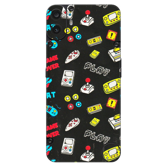 CMF by Nothing Phone Skins - Gaming Doodles - 3D Embossed Finish (L-224) CMF Phone 1