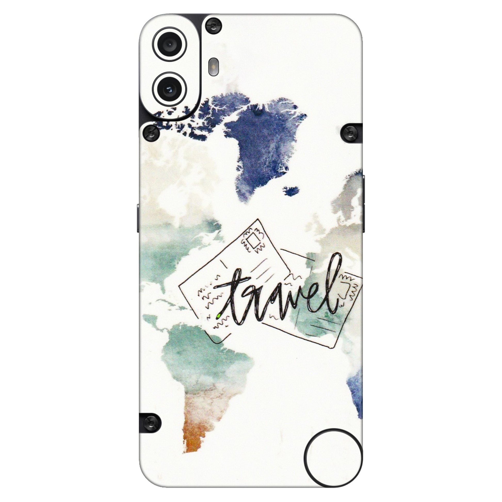 CMF by Nothing Phone Skins - Travel The World - 3D Embossed Finish (L-232) CMF Phone 1