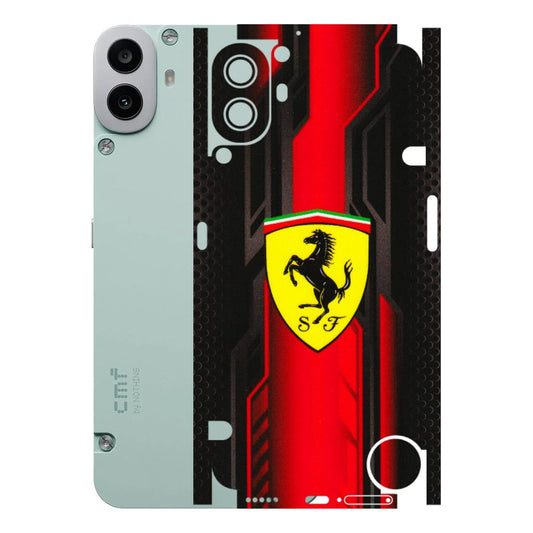 CMF by Nothing Phone Skins - Black Ferrari Logo - 3D Embossed Finish (L-253) CMF Phone 1