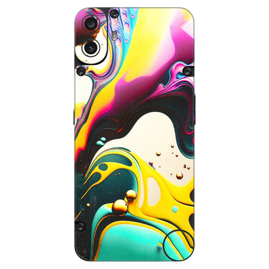 CMF by Nothing Phone Skins - Multicolor Abstract pattern - 3D Embossed Finish (L-254) CMF Phone 1