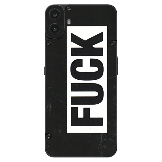 CMF by Nothing Phone Skins - The F Word - 3D Embossed Finish (L-255) CMF Phone 1