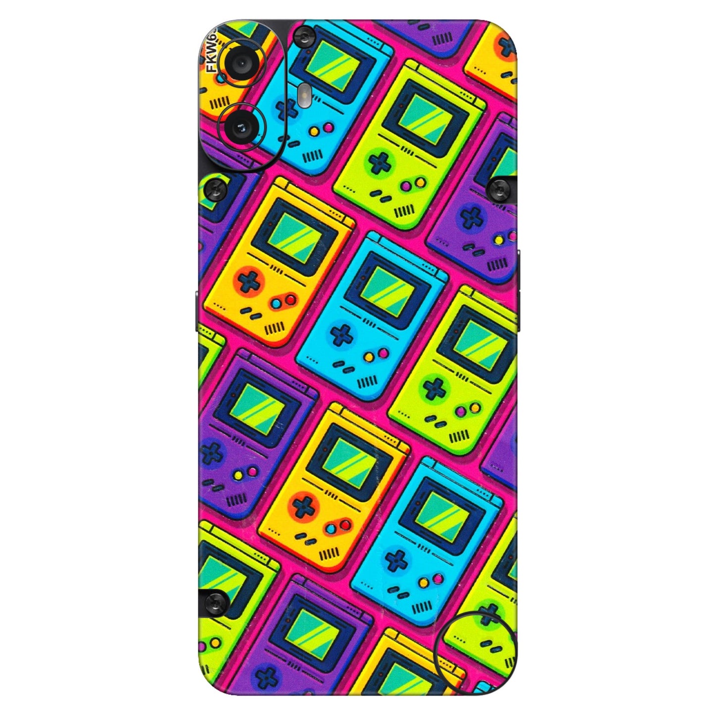 CMF by Nothing Phone Skins - Gameboy Colourful  Latest - 3D Embossed Finish (L-266) CMF Phone 1