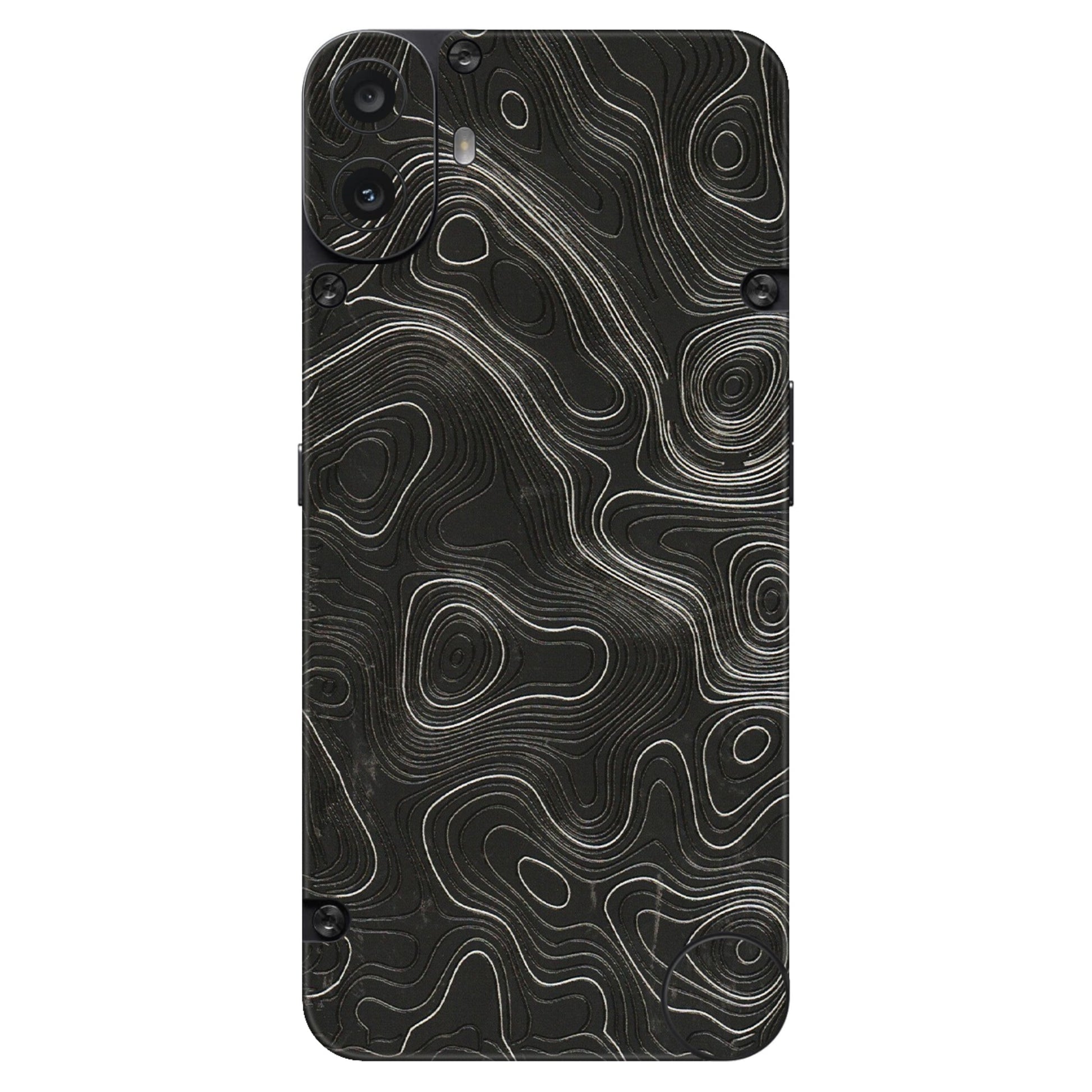 CMF by Nothing Phone Skins - Abstract White Line Map  Latest - 3D Embossed Finish (L-269) CMF Phone 1
