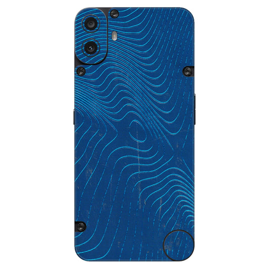 CMF by Nothing Phone Skins - Abstract Blue Line Map  Latest - 3D Embossed Finish (L-272) CMF Phone 1