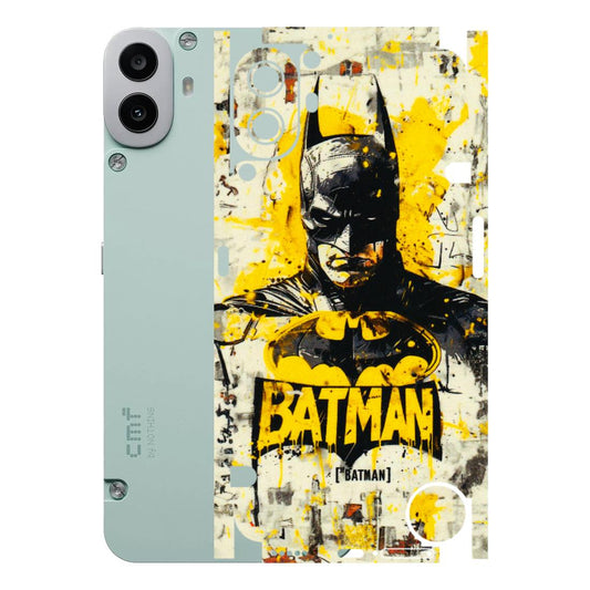 CMF by Nothing Phone Skins - Batman Yellow BT - 3D Embossed Finish (L-304) CMF Phone 1
