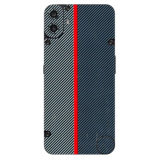 CMF by Nothing Phone Skins - Blue Sober Lines - 3D Embossed Finish (L-305) CMF Phone 1
