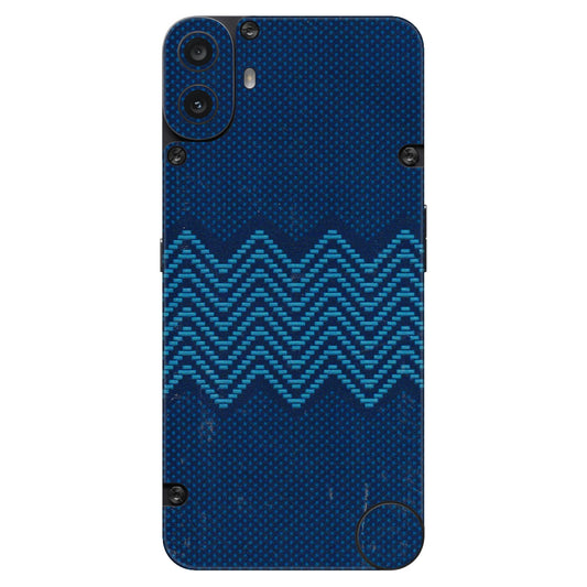 CMF by Nothing Phone Skins - Blue Sober Waves - 3D Embossed Finish (L-306) CMF Phone 1