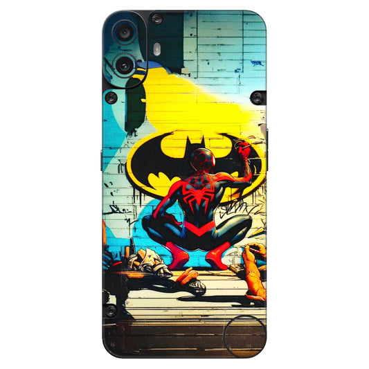 CMF by Nothing Phone Skins - New Spiderman Bat Logo - 3D Embossed Finish (L-309) CMF Phone 1
