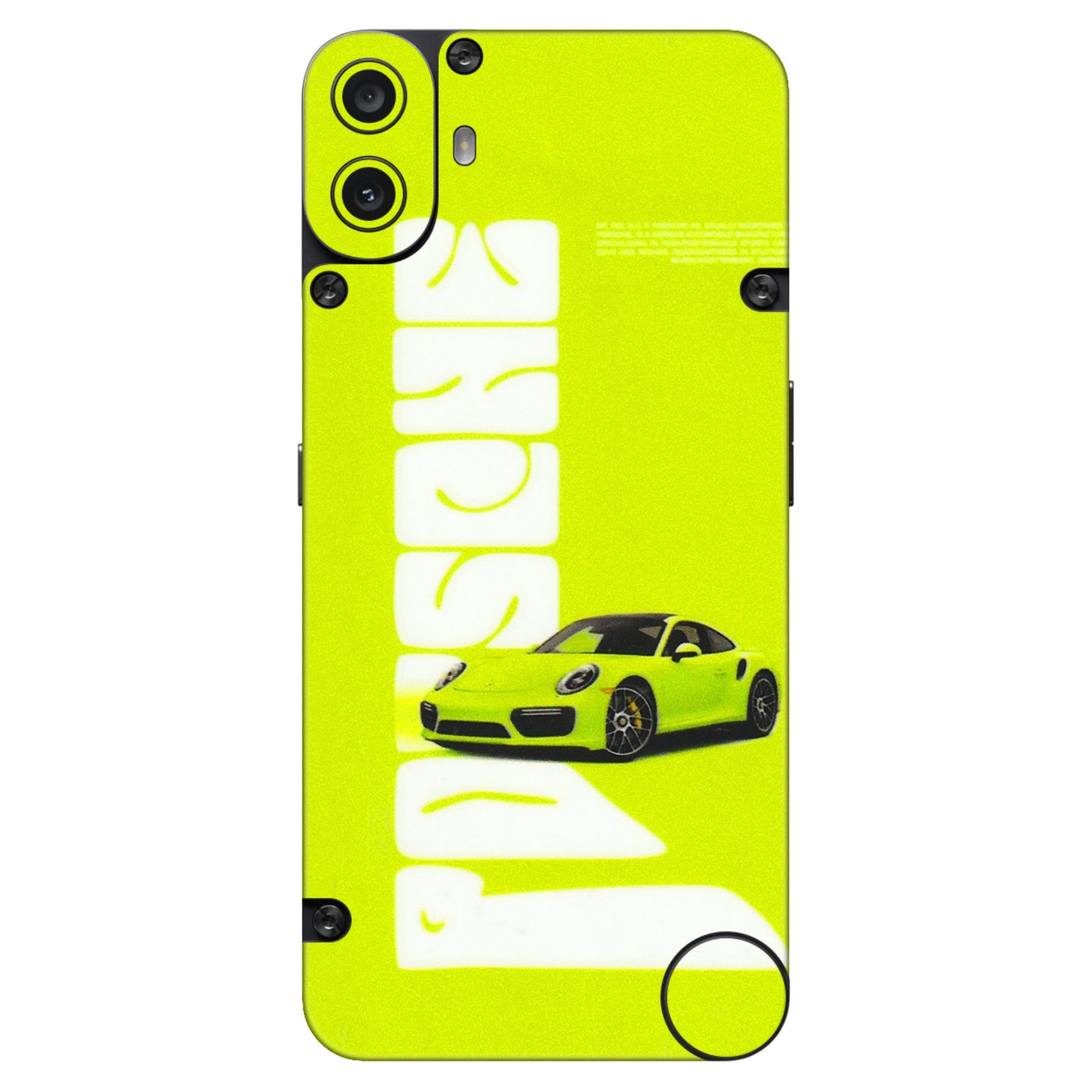 CMF by Nothing Phone Skins - Lime Green Porche - 3D Embossed Finish (L-30) CMF Phone 1