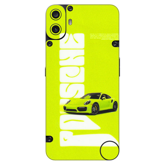 CMF by Nothing Phone Skins - Lime Green Porche - 3D Embossed Finish (L-30) CMF Phone 1