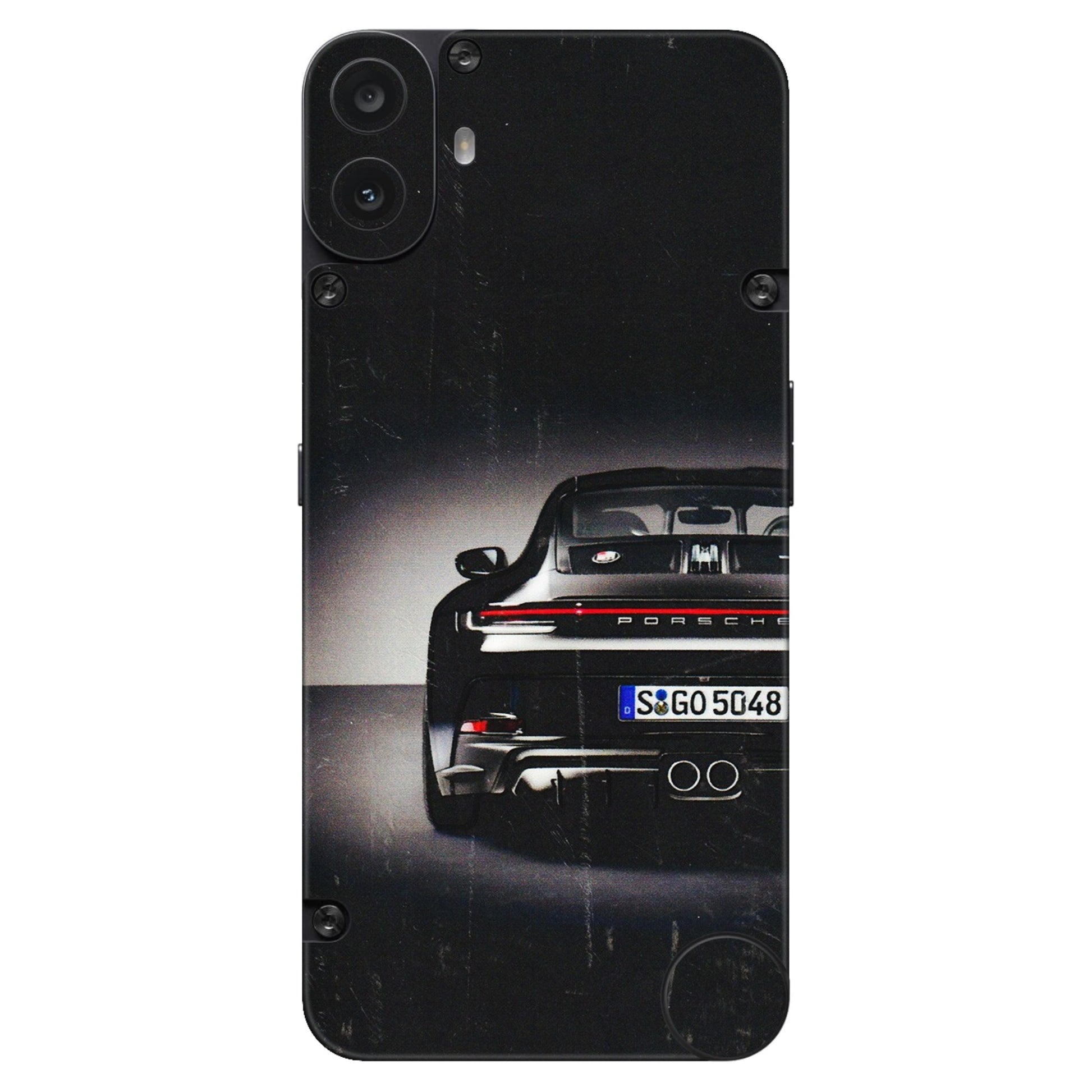CMF by Nothing Phone Skins - New Black Porsche GT3 - 3D Embossed Finish (L-327) CMF Phone 1