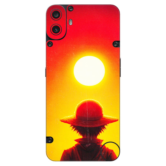 CMF by Nothing Phone Skins - Cool Sunset With Monkey D.Luffy Anime - 3D Embossed Finish (L-329) CMF Phone 1