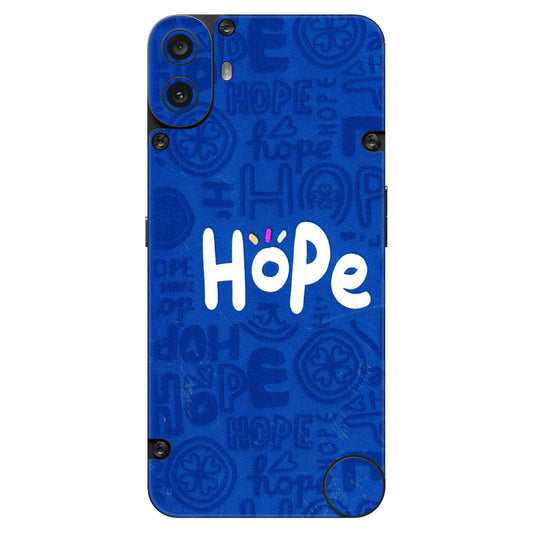CMF by Nothing Phone Skins - Hope Doodles Blue - 3D Embossed Finish (L-43) CMF Phone 1