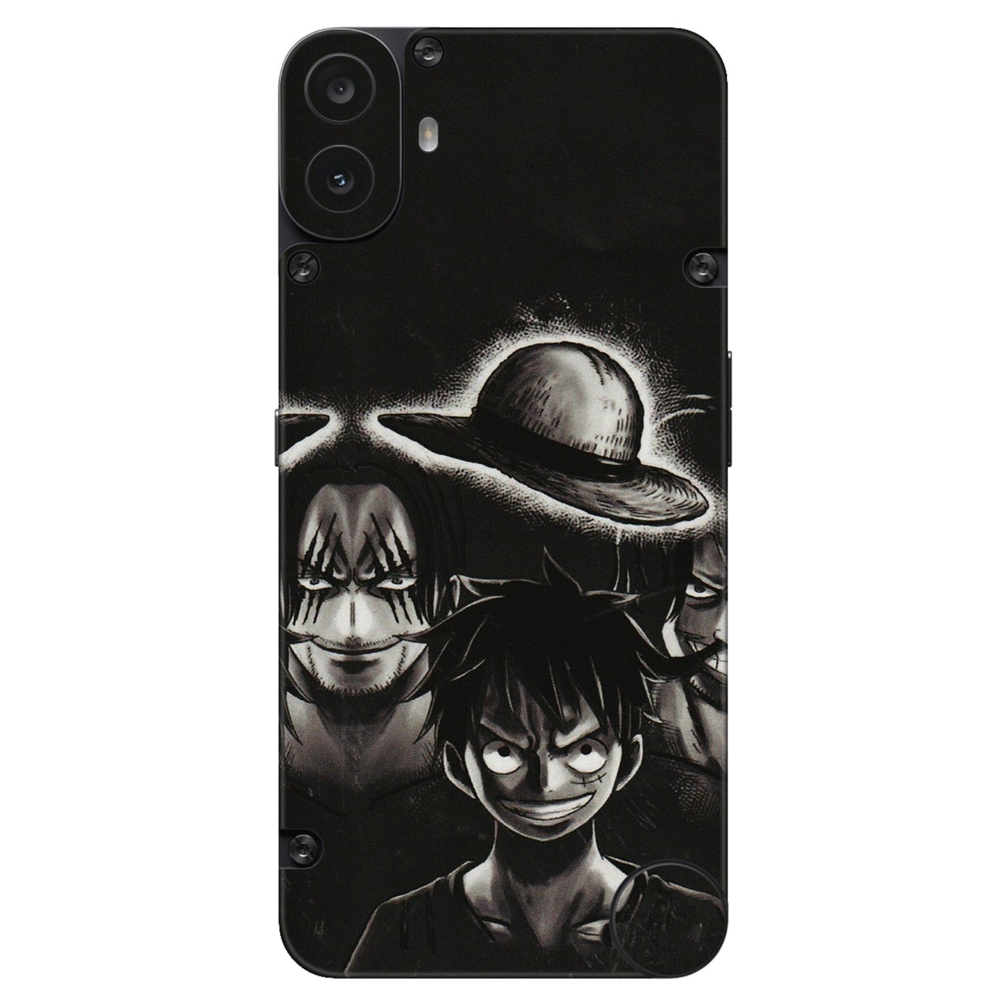 CMF by Nothing Phone Skins - Black Luffy Hat - 3D Embossed Finish (L-57) CMF Phone 1