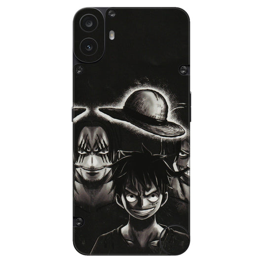 CMF by Nothing Phone Skins - Black Luffy Hat - 3D Embossed Finish (L-57) CMF Phone 1