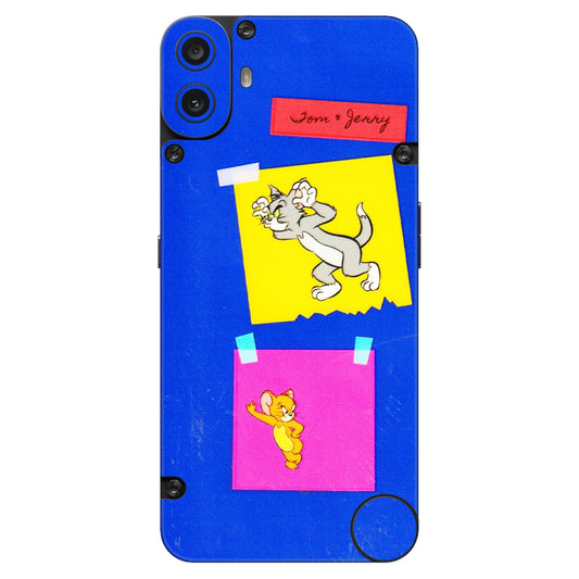 CMF by Nothing Phone Skins - Tom N Jerry Sticky Notes - 3D Embossed Finish (L-88) CMF Phone 1