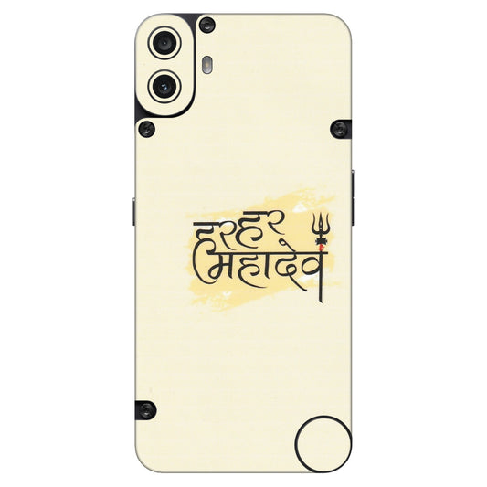 CMF by Nothing Phone Skins - Har Har Mahadev - Matte Finish (M-10) CMF Phone 1