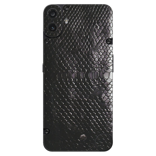 CMF by Nothing Phone Skins - Black Snack Leather - Matte Finish (M-147) CMF Phone 1
