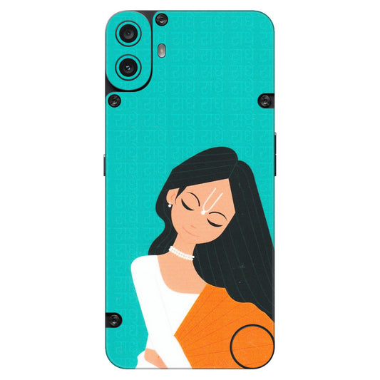 CMF by Nothing Phone Skins - Radhe Radhe With Hindu Symbol - Matte Finish (M-164) CMF Phone 1