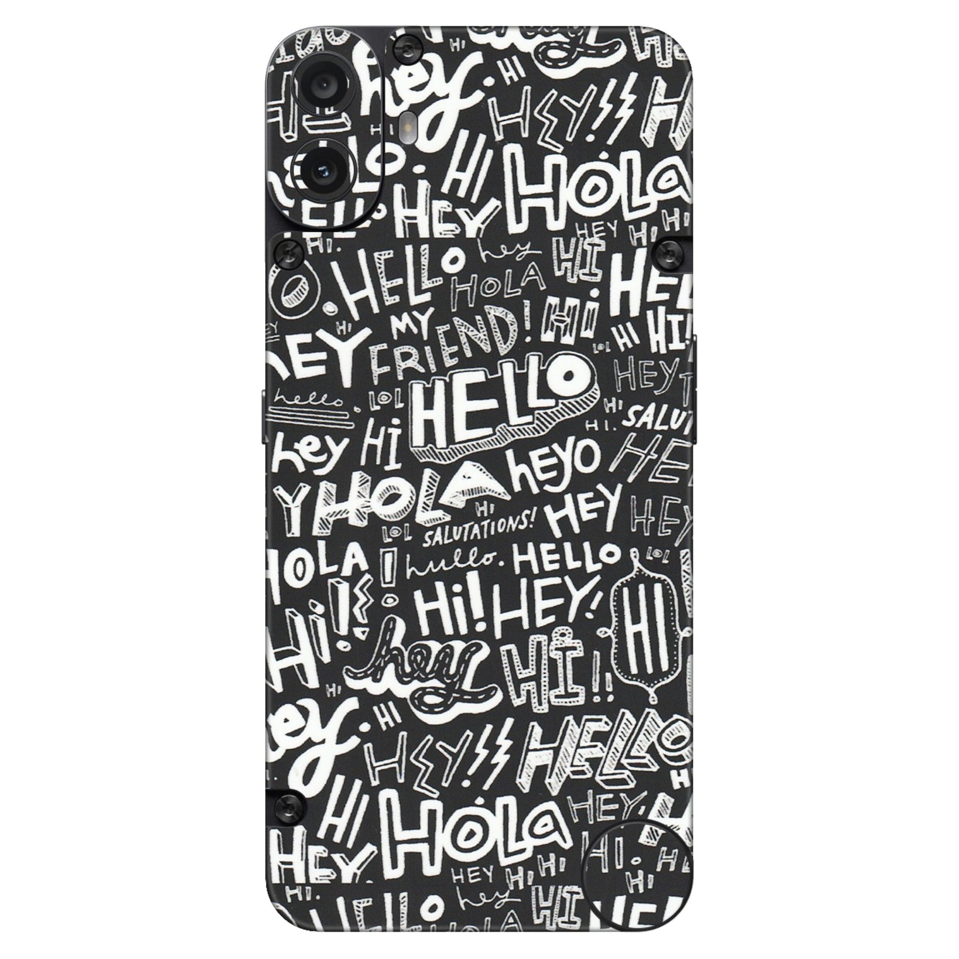 CMF by Nothing Phone Skins - Hi Hello Doodles - Matte Finish (M-25) CMF Phone 1