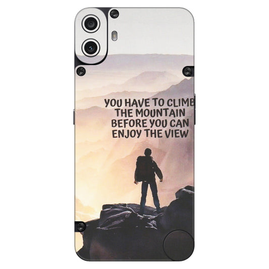 CMF by Nothing Phone Skins - Motivational Hiking Mountain - Matte Finish (M-28) CMF Phone 1
