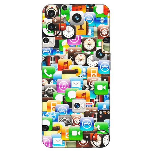 CMF by Nothing Phone Skins - All Apple Icons - Matte Finish (M-93) CMF Phone 1