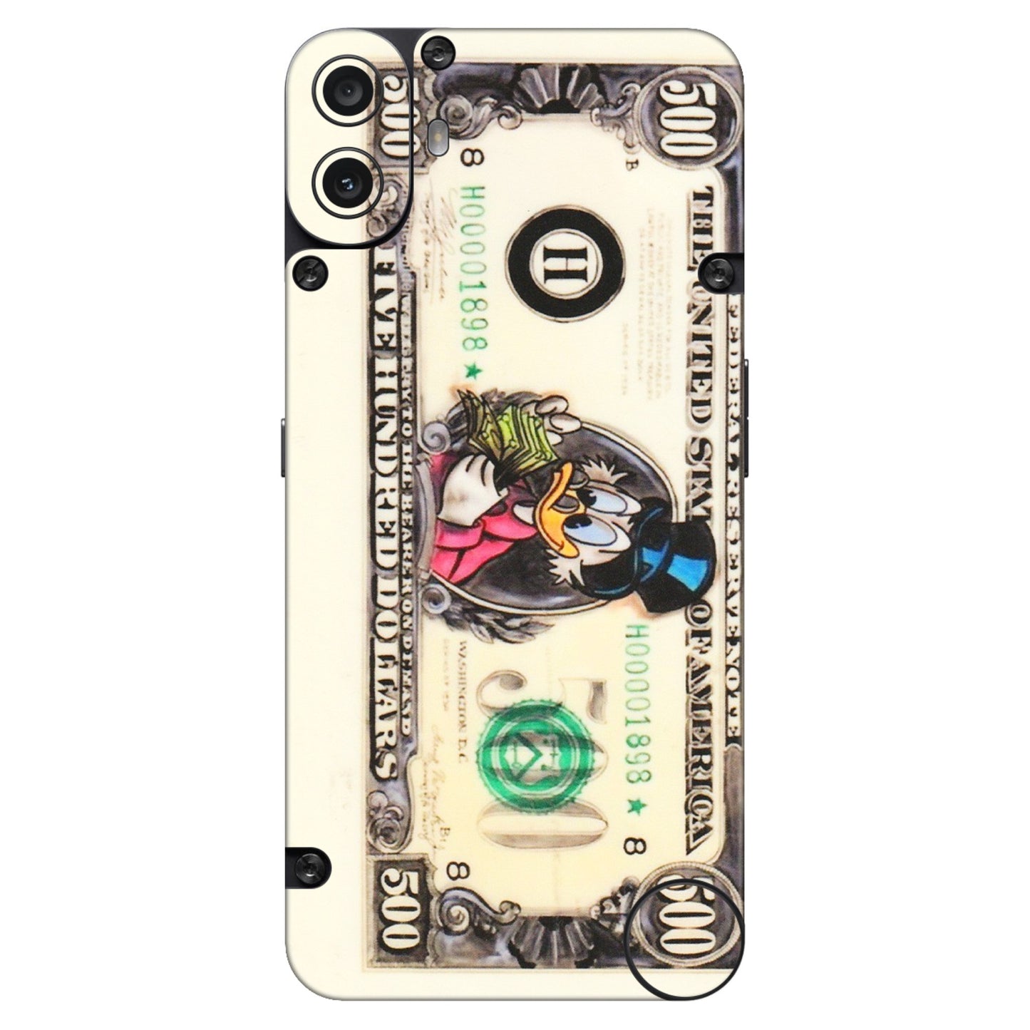 CMF by Nothing Phone Skins - Tranzy Series Five Hundred Dollar Duck - Transparent Finish (T-15) CMF Phone 1