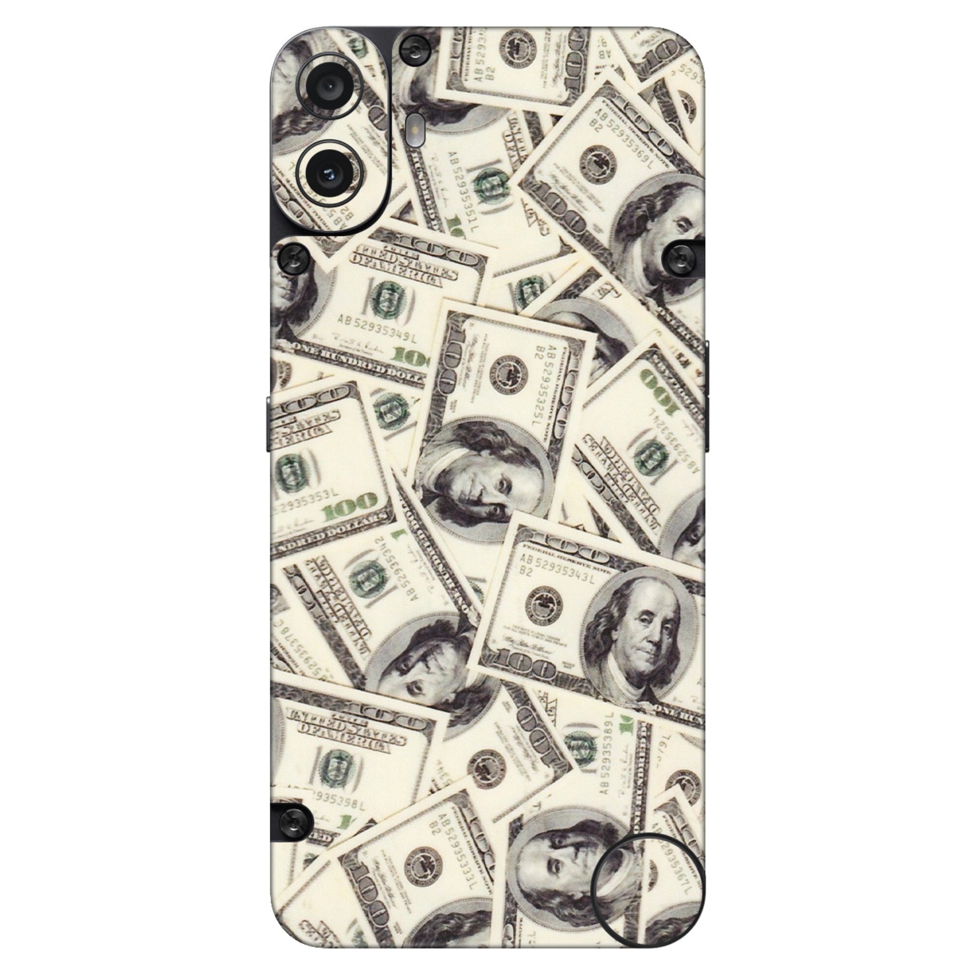 CMF by Nothing Phone Skins - Tranzy Series Dollar Lover - Transparent Finish (T-17) CMF Phone 1