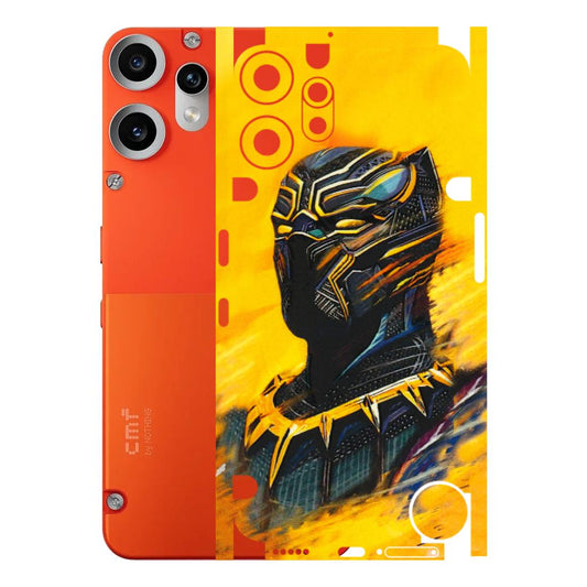 CMF by Nothing Phone Skins - Yellow Panther - 3D Embossed Finish (L-54) CMF Phone 2 Pro