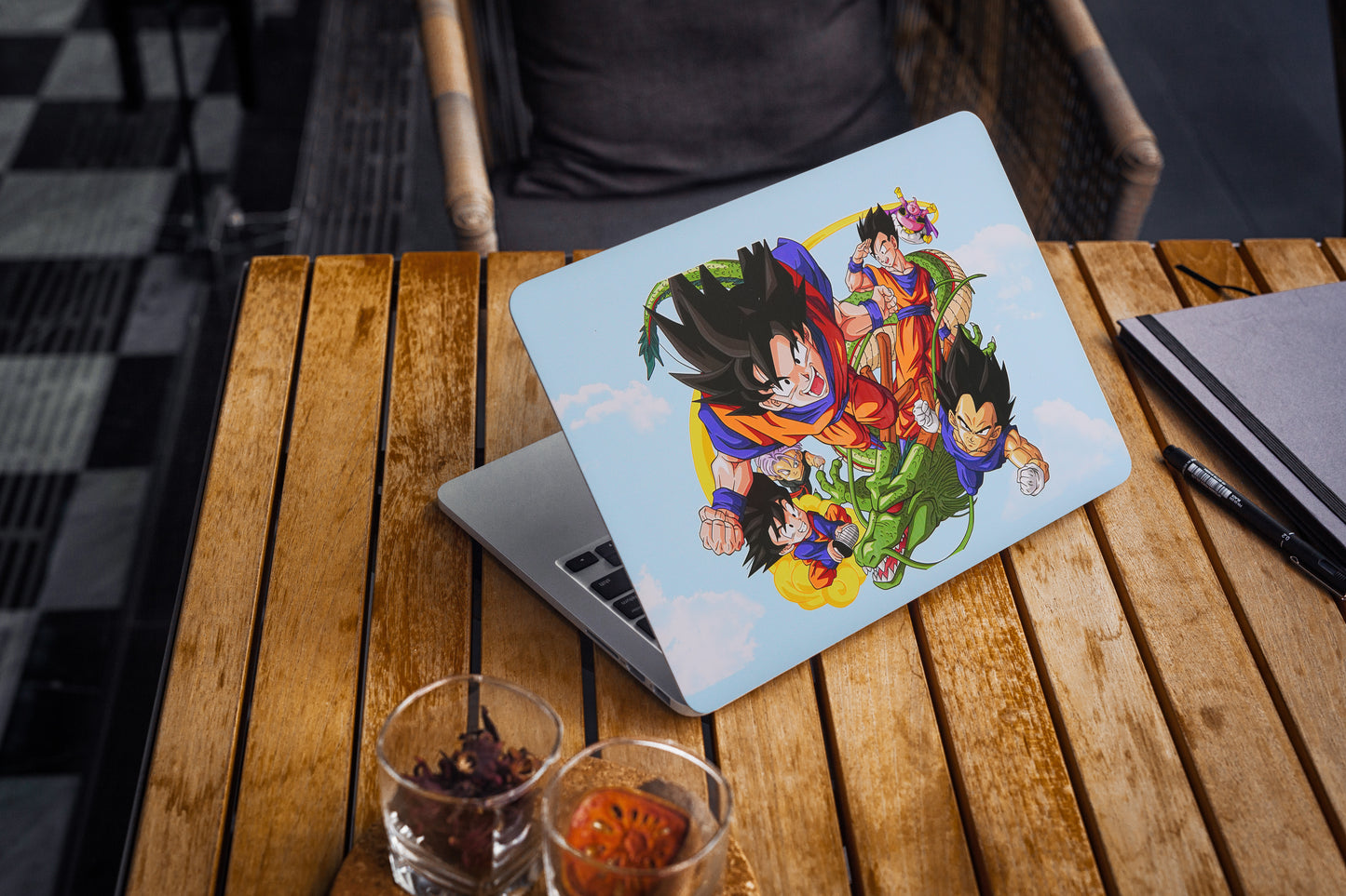 Dragon Ball Z 3D Textured Laptop Skin