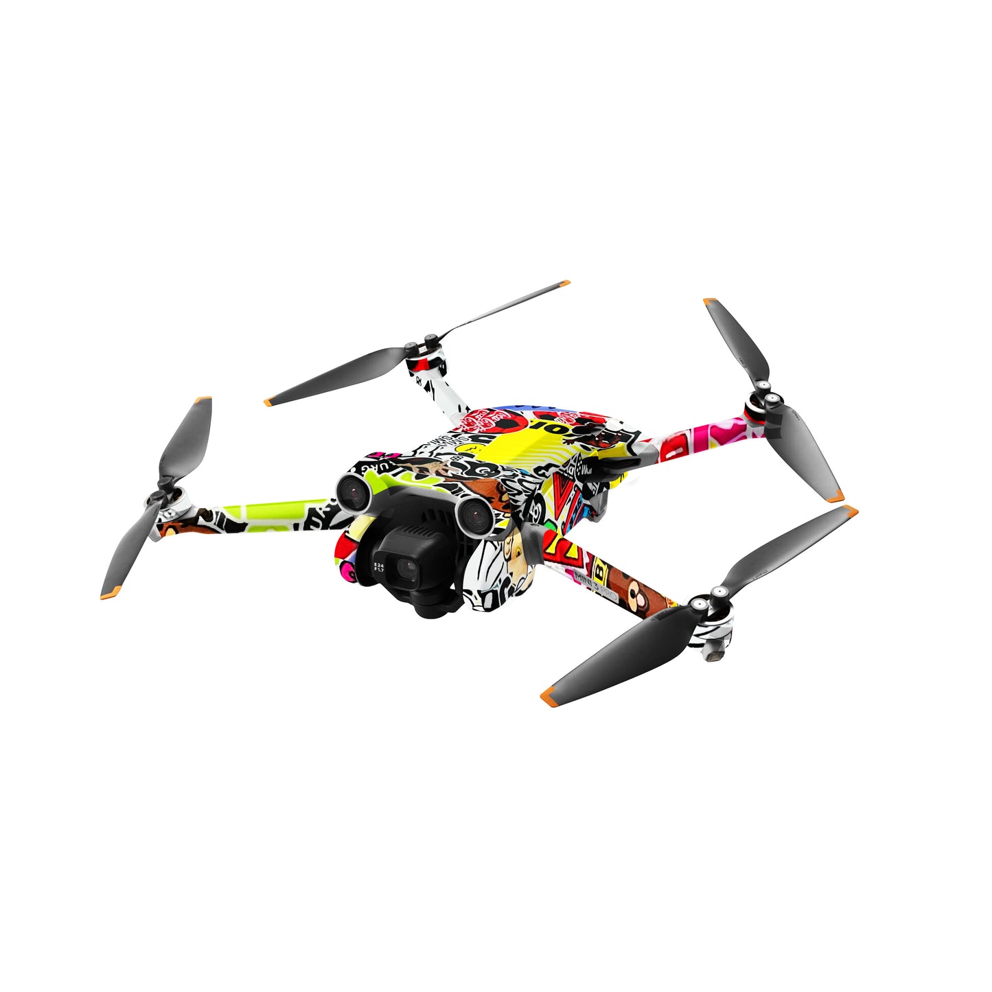 Graffiti Sticker Matte Finish Drone Skin