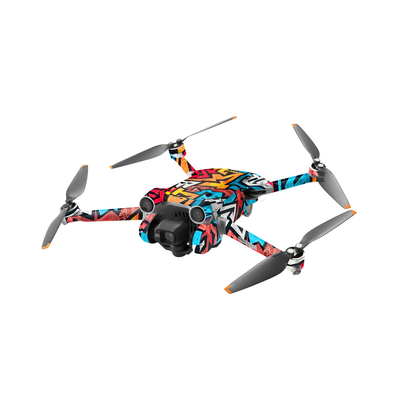 RGB Zig Zag Matte Finish Drone Skin