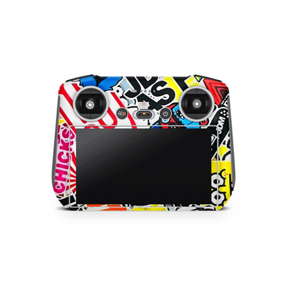 Graffiti Sticker Matte Finish Drone Skin