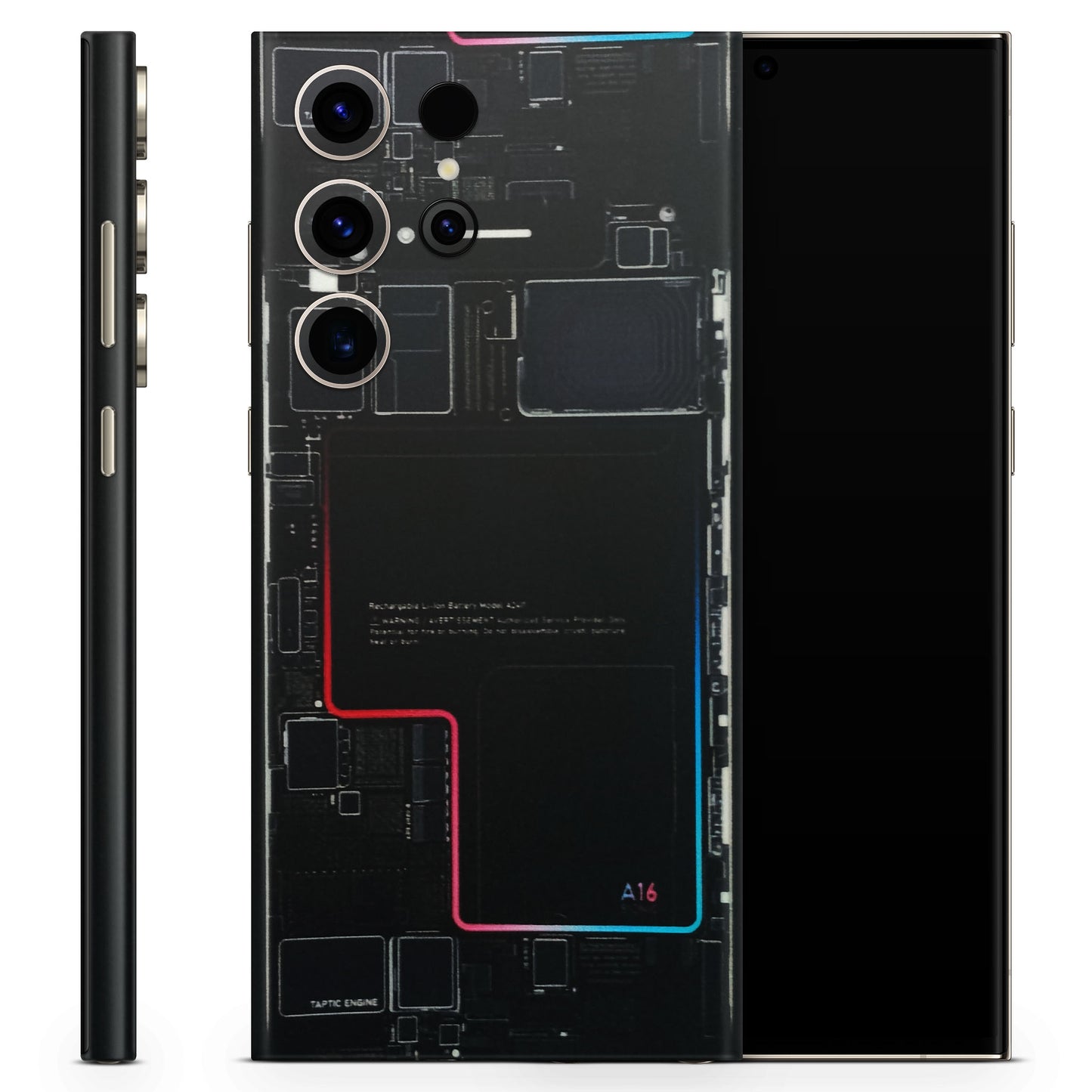 Motherboard Circuit Layout Matte Finish Phone Skin