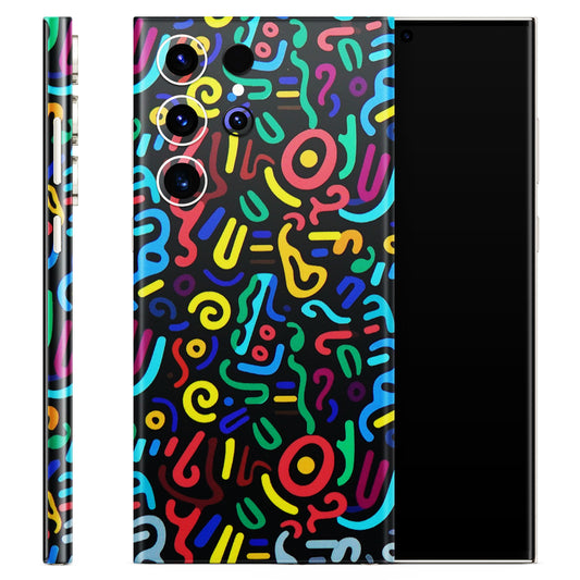 Colourful Tetris Matte Finish Latest Phone Skin