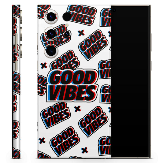 Good Vibes 3D Textured Latest Phone Skin