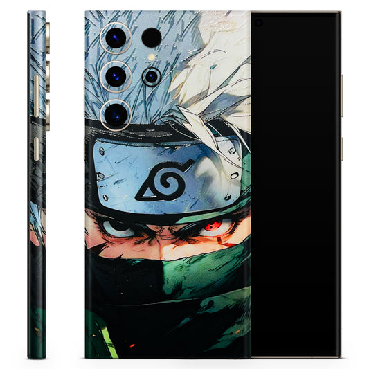 Kakashi Red Eye Focus Textured Phone Skin