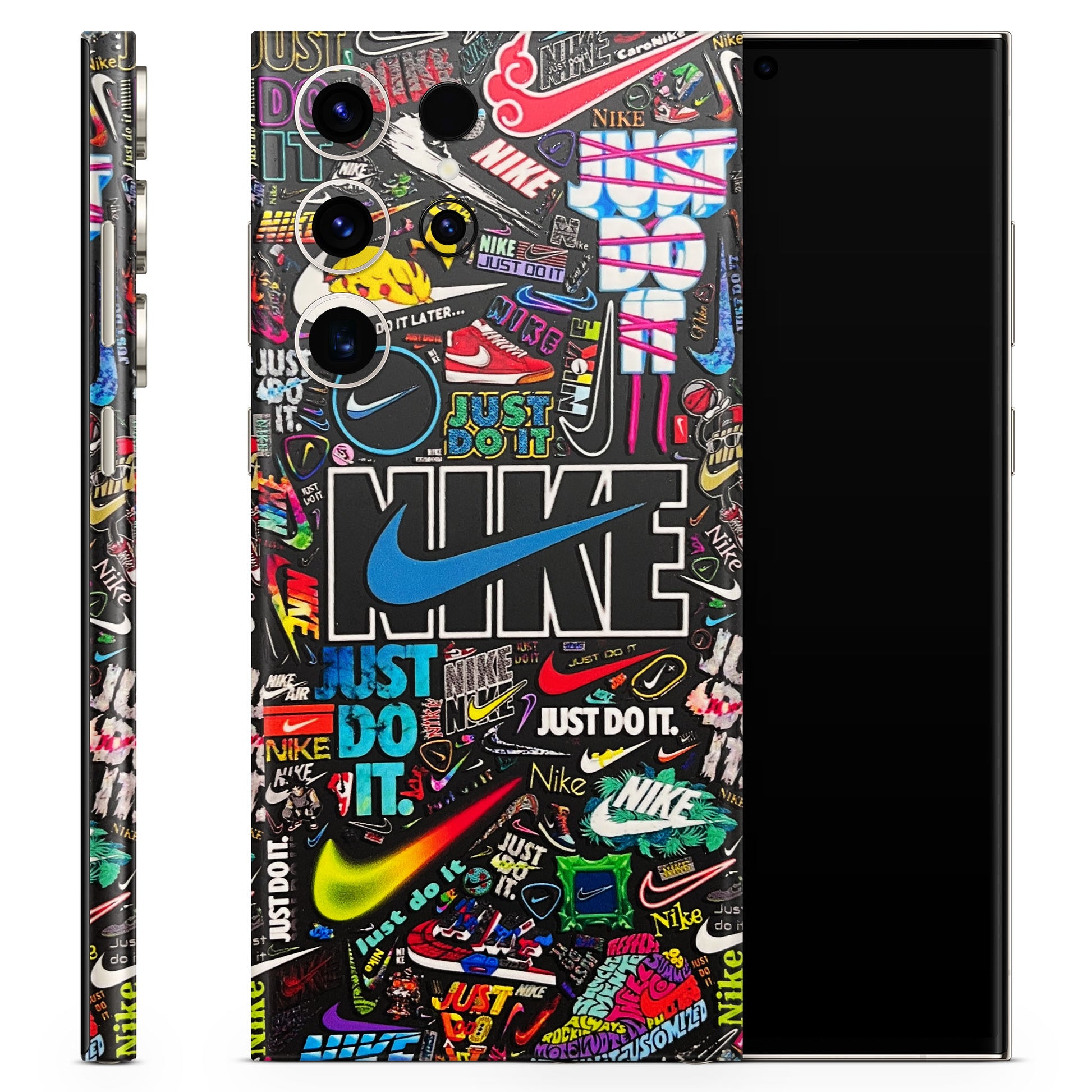 Just Do It Doodles 3D Textured Phone Skin - Skinly