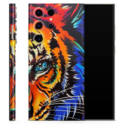 Angry Tiger 3D Textured Phone Skin