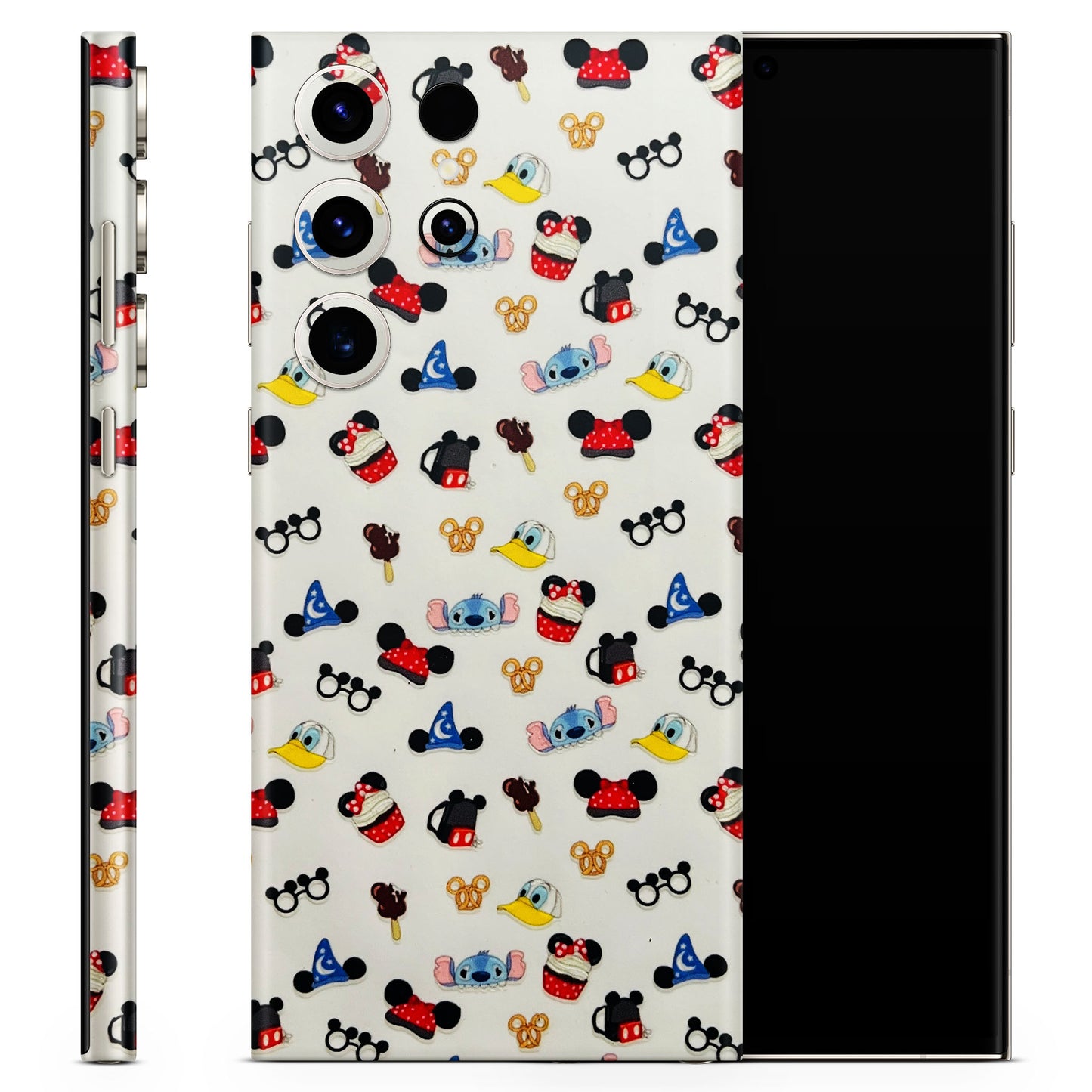 Minnie Mouse & Donald Doodles Phone Skins