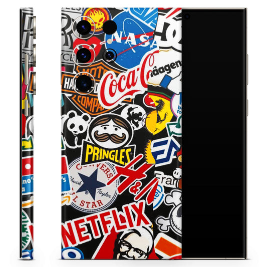 Popular Brands Logo Matte Finish Latest Phone Skin