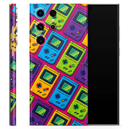 Gameboy Colourful 3D Textured Latest Phone Skin