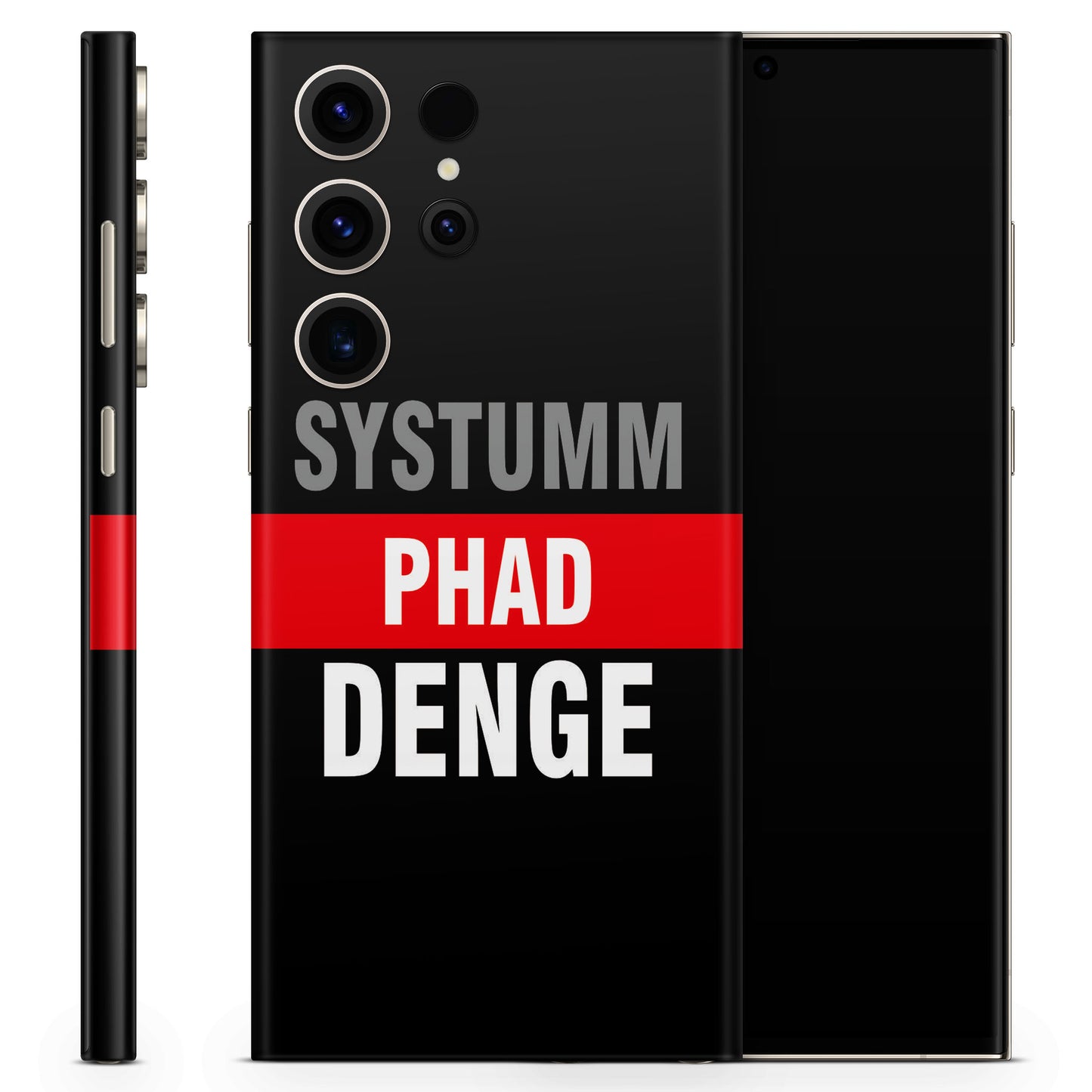 Systumm Phad Denge 3D Textured Latest Phone Skin