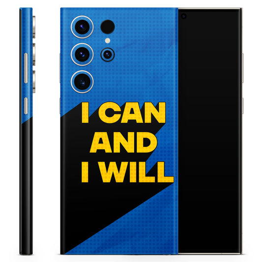 I Can And I Will 3D Textured Latest Phone Skin