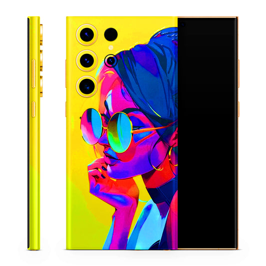 Bold Stylish Girl 3D Finish Phone Skin